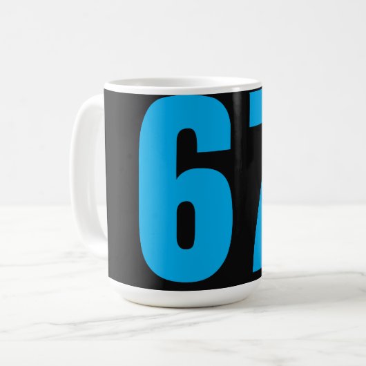 Sechs Sieben Kaffeetasse (Vorderseite Links)