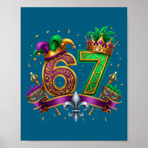 Sechs Sieben Karneval Festival 67 Meme Lustiger Ma Poster