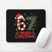 Sechs Sieben Lustig 6 7 Meme Weihnachten Mousepad (Mit Mouse)