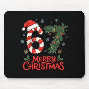 Sechs Sieben Lustig 6 7 Meme Weihnachten Mousepad