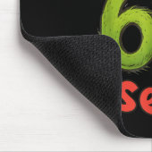 Sechs Sieben Lustiger Weihnachts-Meme Grün Rot Fei Mousepad (Ecke)