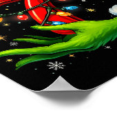 Sechs Sieben Lustiger Weihnachts-Meme-Paar-Passend Poster (Ecke)