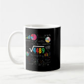 Sechs Sieben Mathelehrer 67 Meme Quadratwurzel 448 Kaffeetasse (Links)