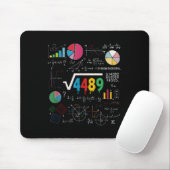 Sechs Sieben Mathelehrer 67 Meme Quadratwurzel 448 Mousepad (Mit Mouse)