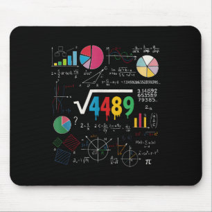 Sechs Sieben Mathelehrer 67 Meme Quadratwurzel 448 Mousepad