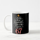 Sechs Sieben Meme Es Ist Die Wunderbarste Zeit 67 Kaffeetasse (Links)