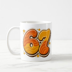 Sechs Sieben Meme Kaffeetasse