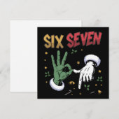 Sechs Sieben Meme Lustig Gemeiner Kerl Weihnachten (Vorne/Hinten)