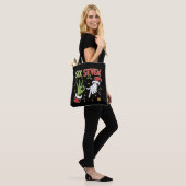 Sechs Sieben Meme Lustig Gemeiner Typ Weihnachten Tasche (Am Model)