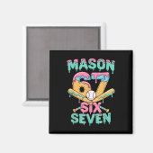 Sechs Sieben Meme Mason Eis Drip Lustig Bysebyll Magnet (Vorderseite/Rückseite)