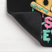 Sechs Sieben Meme Mason Eiscreme-Tropf Lustig Byse Mousepad (Ecke)