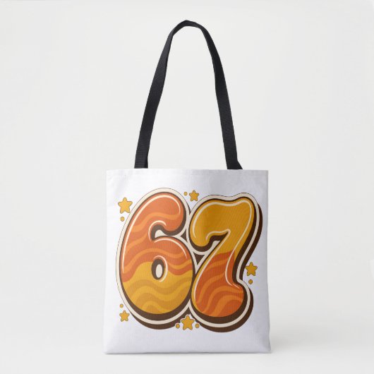 Sechs Sieben Meme Tasche (Vorderseite)