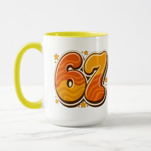 Sechs Sieben Meme Tasse