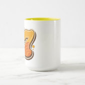 Sechs Sieben Meme Tasse (Zentrum)