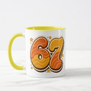 Sechs Sieben Meme Tasse