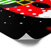 Sechs Sieben passend 67 Weihnachten Santa Hut Meme Poster (Ecke)