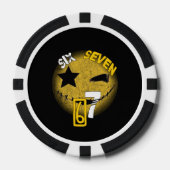 Sechs Sieben Poker Chips! Pokerchips (Vorderseite)