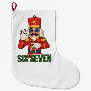 Sechs Sieben Schneemann Weihnachten Nussknacker 6 Großer Weihnachtsstrumpf