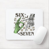 Sechs Sieben Skelett-Handzeichen-Meme Halloween Fr Mousepad (Mit Mouse)