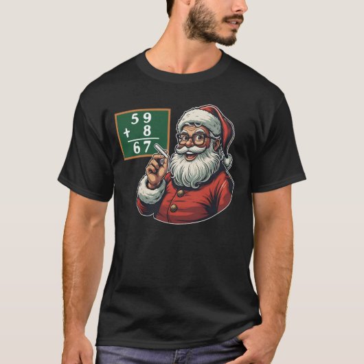 Sechs Sieben Smart Santa T-Shirt (Vorderseite)