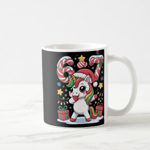 Sechs Sieben Weihnachten Einhorn Meme Lustig Süße  Kaffeetasse