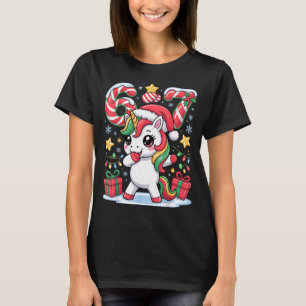 Sechs Sieben Weihnachten Einhorn Meme Lustig Süße T-Shirt