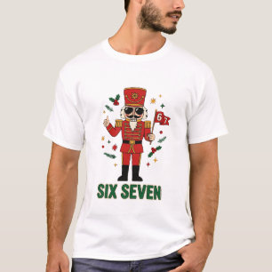 Sechs Sieben Weihnachten Nussknacker Sonnenbrille T-Shirt