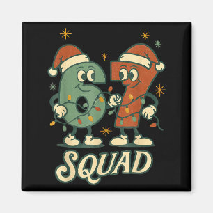 Sechs sieben Weihnachten Team 67 Meme lustige Männ Magnet
