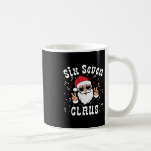 Sechs Sieben Weihnachtsmann Lustig 67 Weihnachten  Kaffeetasse