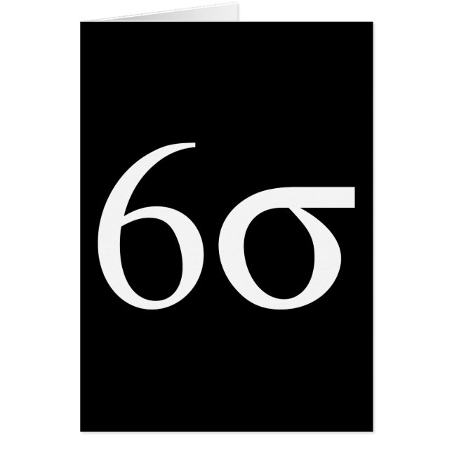 Sechs Sigma (Mageres sechs Sigma) (Vorne)