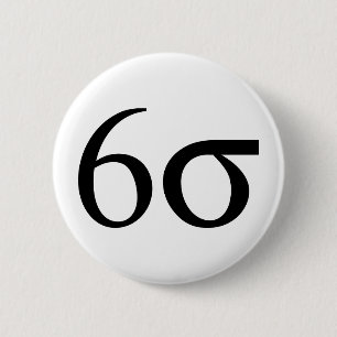 Sechs Sigma (Mageres sechs Sigma) Button