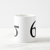 Sechs Sigma (Mageres sechs Sigma) Kaffeetasse (Mittel)