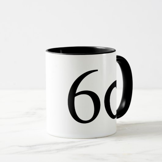 Sechs Sigma (Mageres sechs Sigma) Tasse (VorderseiteRechts)