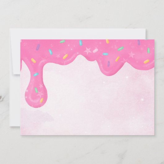 Sechs sind so süß einladung (Rückseite)