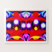 Sechs Snowballs Spaß Kunst Puzzle (Horizontal)