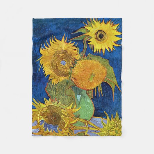 Sechs Sonnenblumen, Van Gogh Fleecedecke (Vorderseite)
