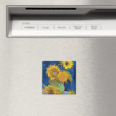 Sechs Sonnenblumen, Van Gogh Magnet (In Situ (Geschirrspüler))