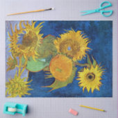 Sechs Sonnenblumen, Van Gogh Seidenpapier (Basteln)