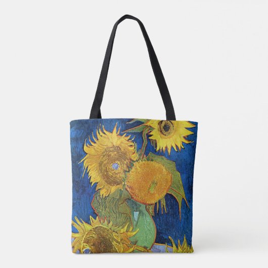 Sechs Sonnenblumen, Van Gogh Tasche (Rückseite)