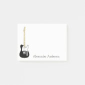 Sechs String Electric Guitar Personalize Post-it Klebezettel (Vorderseite)