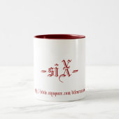 Sechs Tasse (rot) (Mittel)