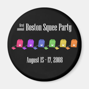 Sechs Tea Bags Magnet (für dunkle Hintergründe)