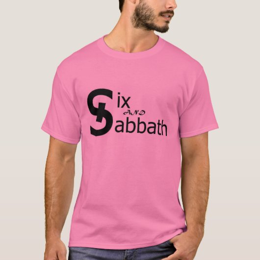 sechs und Sabbat T-Shirt (Vorderseite)
