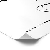 "Sechs unmögliche Dinge" Alice im Wunderland druck Poster (Ecke)