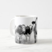 Sechs verärgerte Kuh-Kaffee-Tasse Kaffeetasse (Vorderseite Links)