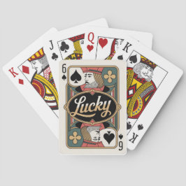 Sechs von Pik Glückskartenspiel Spielkarten