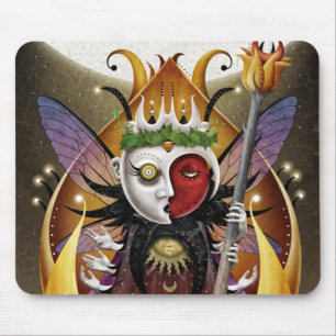 Sechs von Stäben Mousepad
