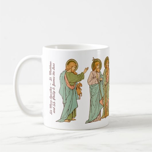 Sechs weitere Apostel (RLS 20a) Tasse (Links)