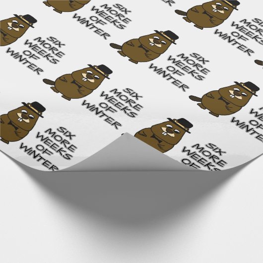Sechs weitere Winterwochen Geschenkpapier (Ecke)