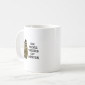 Sechs weitere Winterwochen Kaffeetasse (Vorderseite Links)